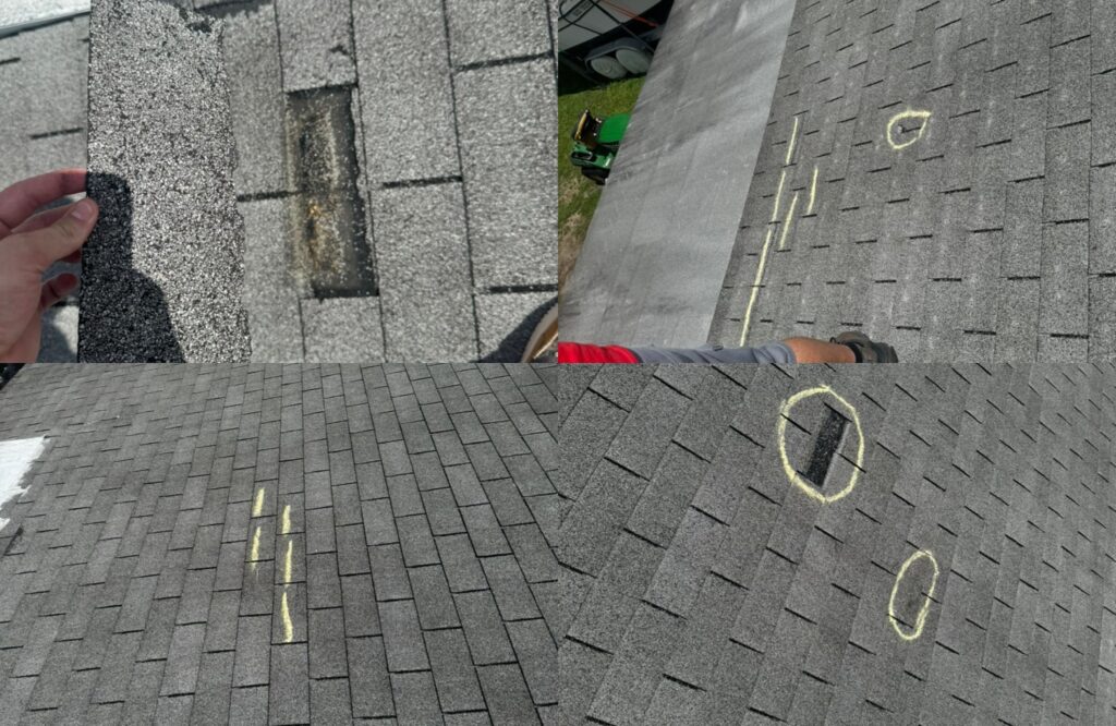 Hail Damage Roof Inspection​